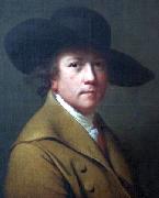 Joseph wright of derby Self portrait oil